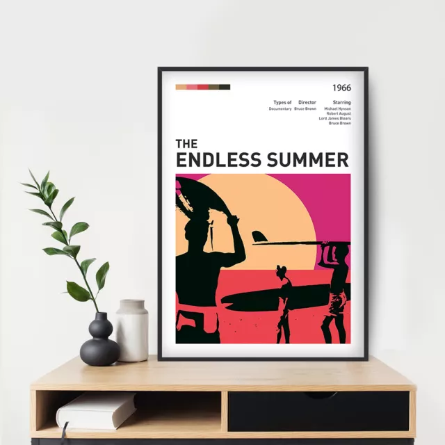 The Endless Summer (1965) Movie Poster 20x30" 24x36" Custom Canvas Print Poster