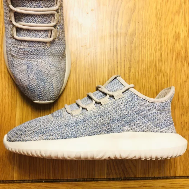 ADIDAS ORIGINALS SIZE 5 Tubular Shadows Blue Trainers Sneakers