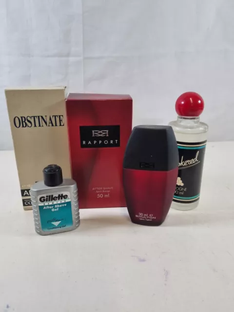 VINTAGE MENS AFTERSHAVE Bundle Snookered Rapport Obstinate