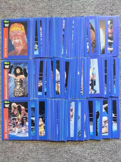 Wwf Classic Wrestling Superstars 1991 Teilkarten Blauer Rand Wcw Wwe