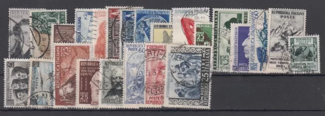 ITALIEN, 1952 kpl. Jahrgänge gestempelt, (25643)