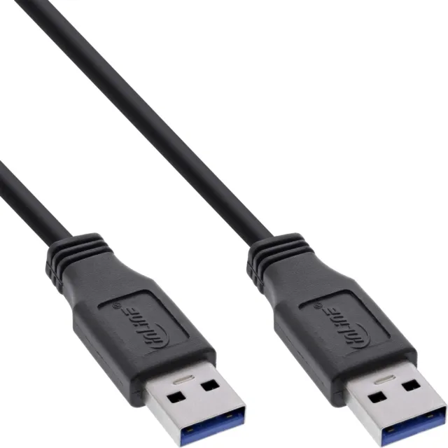 InLine 35203 0.3m USB A Mini-USB B Male Male Black USB Cable – USB Cables (0.3 m