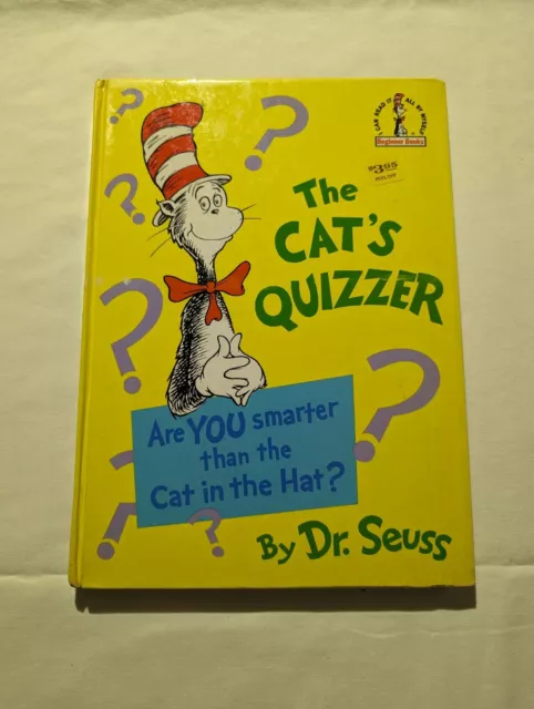 1st PRINTING 1976 "THE CAT'S QUIZZER" DR. SEUSS STORY BOOK