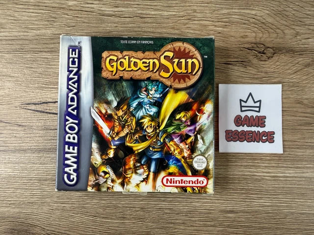 GOLDEN SUN NINTENDO Game Boy Advance Complet PAL FR 1 GameBoy GB