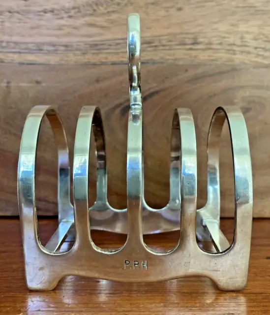 Vintage Walker & Hall Silverplate 4 Slice Toast Rack