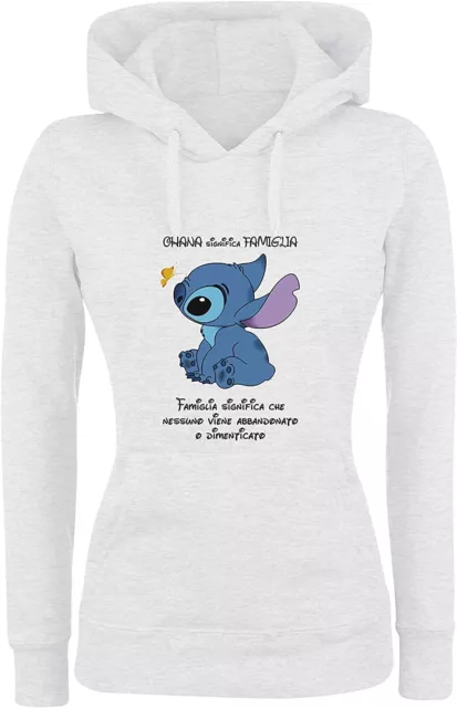 Felpa Donna & Bambin con Cappuccio - lilo & stitch