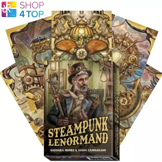 Steampunk Lenormand Orakel Karten Lo Scarabeo Barbara Moore Diana Cammarano Neu