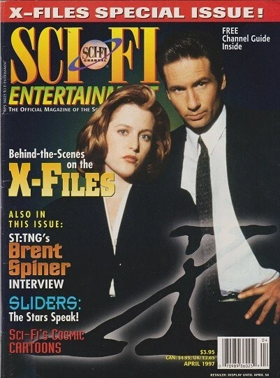 X File Magazine X-FILES SCI-FI ENTERTAINMENT Magazine Gillian Anderson David Duchovny ...