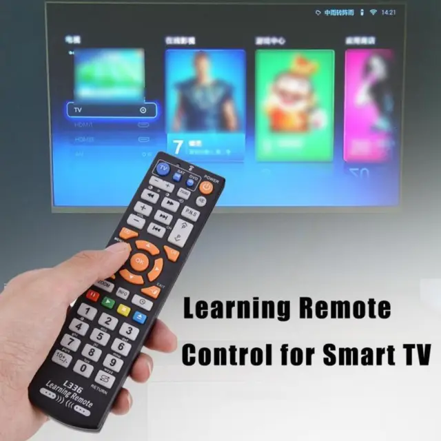 L336 Copy Smart Remote Control With Learn Function Hot 4D5W CBL T1Y5 DVD J4F4