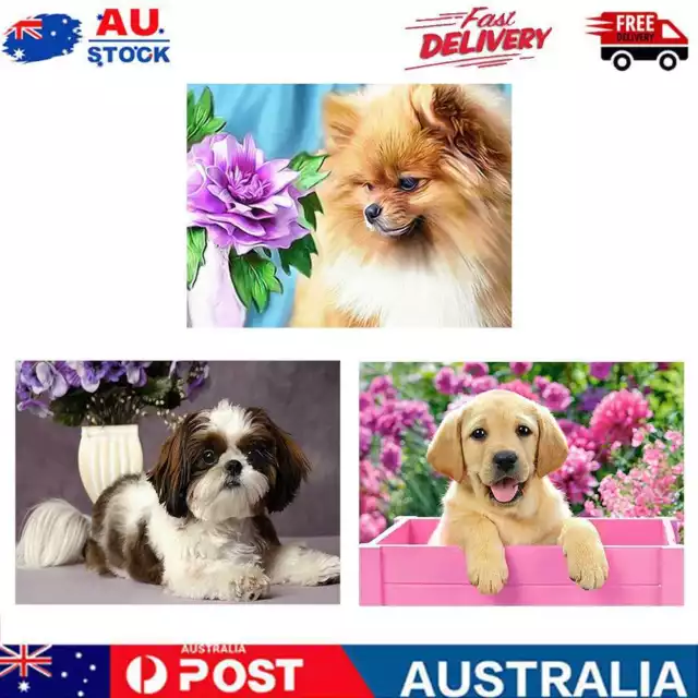 Australian Shepherd Aussie Dog - 5D Diamond Painting 