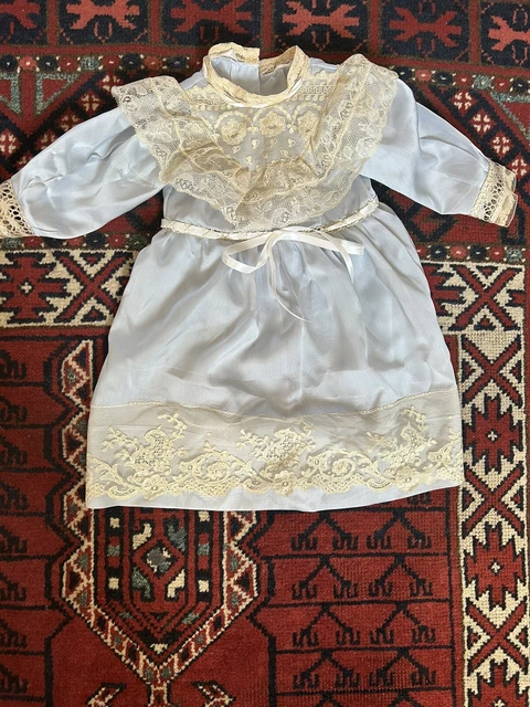 belle robe pour poupée ancienne Jumeau SFBJ Simon Halbig