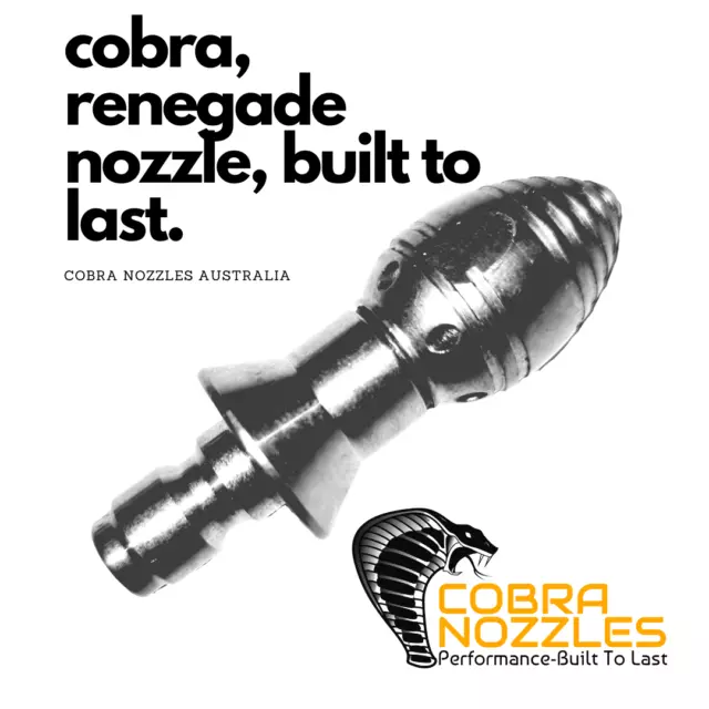 1/4 '' Genuine Cobra Renegade Nozzle - With Stainless Steel Bullet Blank