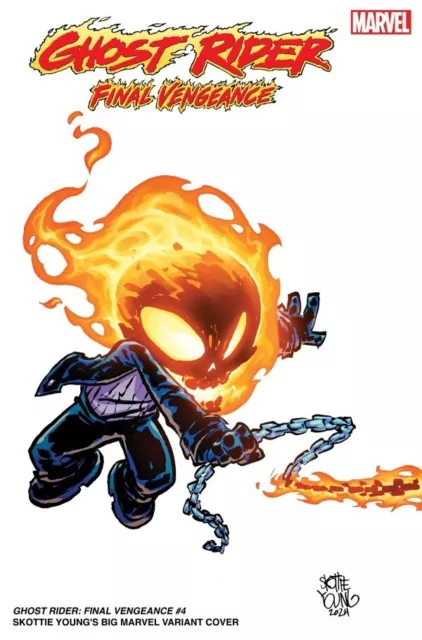 Ghost Rider: Final Vengeance #4 Skottie Young's Big Marvel Var - Presale 6/5/24