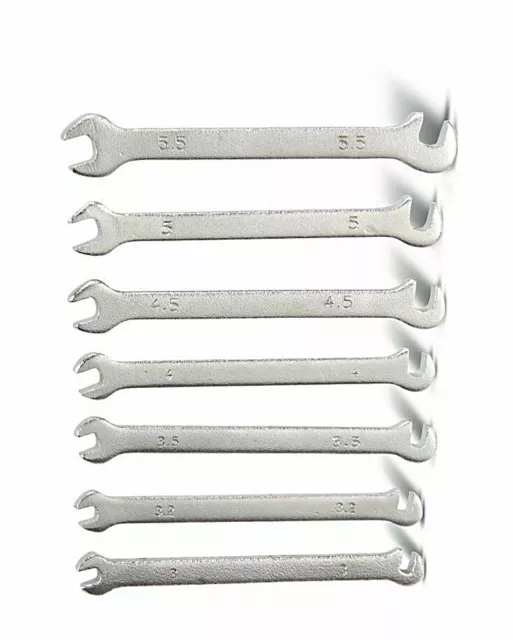 Mini Clé Plate Clé A Fourche 7-teilig,3 5,5 MM Composants Avec Sac