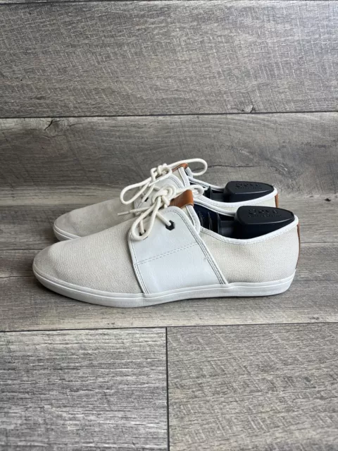 ALDO MEN'S WHITE Lace-Up Casual Summer Shoes US 10.5 $59.99 - PicClick
