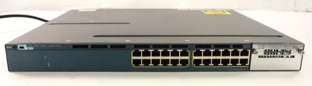 Cisco WS-C3560X-24T-S V01 24 Port Ge Switch W/2x C3KX-PWR-350WAC V01