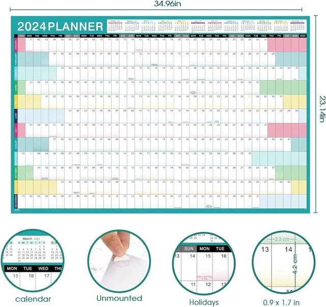 BIG ASSED CALENDAR, Big Assed Calendar 2024, 20242025 Yearly Wall