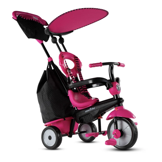 smarTrike Adjustable Vanilla Plus Baby and Toddler Tricycle Push Bike (Open Box)