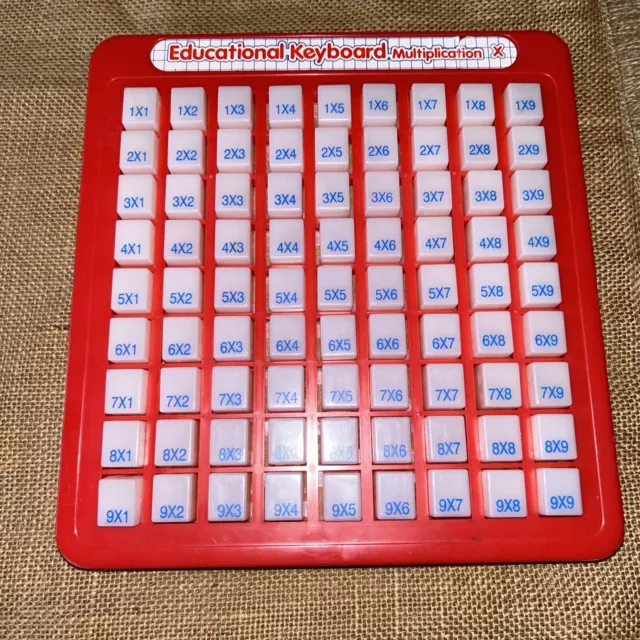 VNG Educational Keyboard Multiplication X Times Table Press And Learn