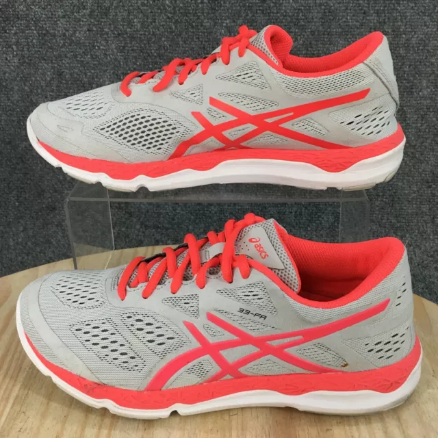 Asics Shoes Womens 9 33 FA Run Athletic Running Sneakers T583N Gray Mesh Low Top 2