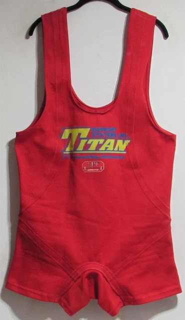 Titan Centurion NXG Super Plus Squat Suit Size 46 W/S Red (Used 1X)