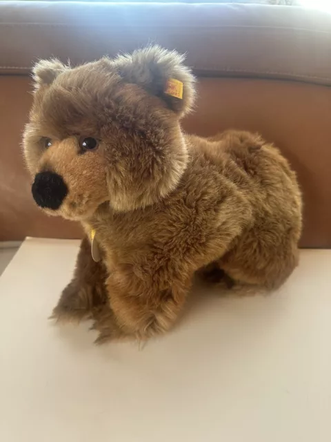 Steiff Bär Braunbär Molly 0343/32 stehend 32 cm x 40 cm Tier Kuschelbär wie neu