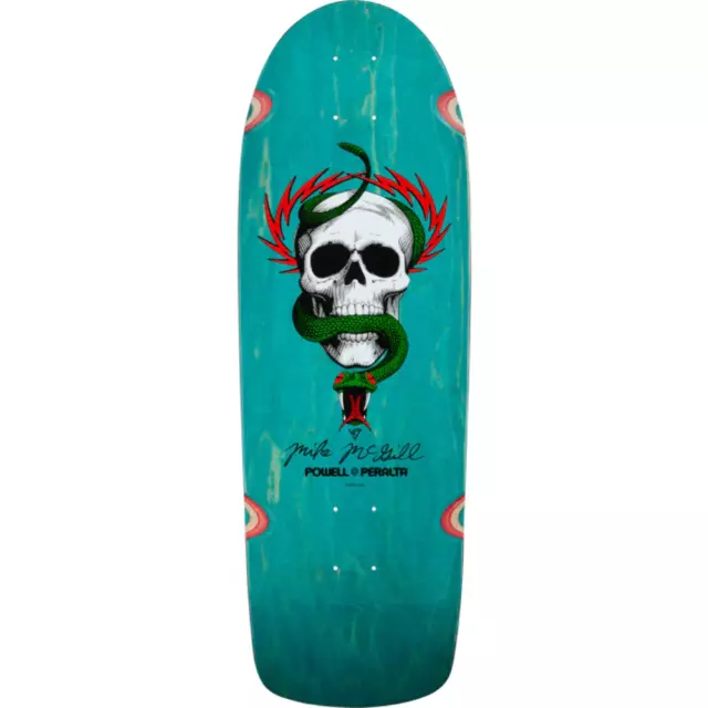 Powell Peralta Mike McGill Skull & Snake Teal Stain Skateboard Deck