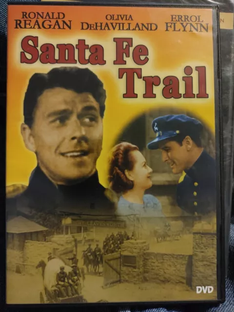 SANTA FE TRAIL (2006, DVD) Errol Flynn, Ronald Reagan Used LIKE NEW !!