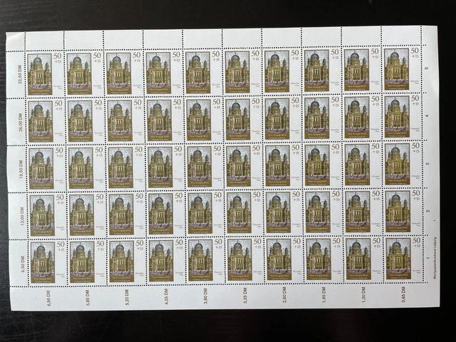DDR, MiNr. 3359 DV WPD kompletter Bogen postfrisch Druckvermerk [DDB3359