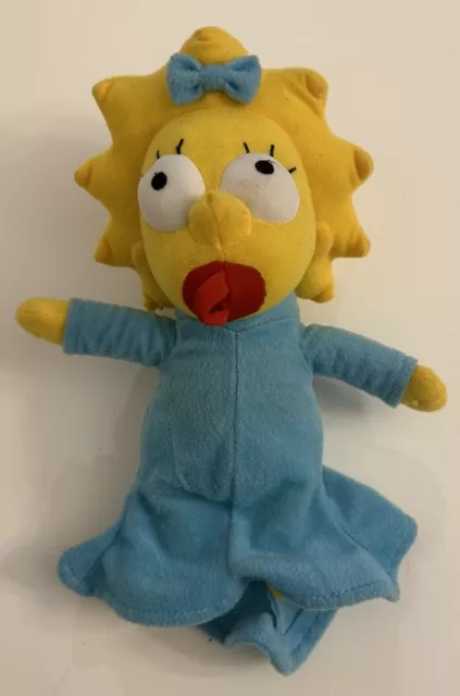 The Simpsons Baby Maggie W/ Pacifier Universal Studios 9” Plush