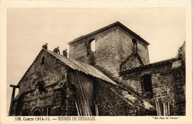 CPA AK Military Ruins of Sermaize (361744)