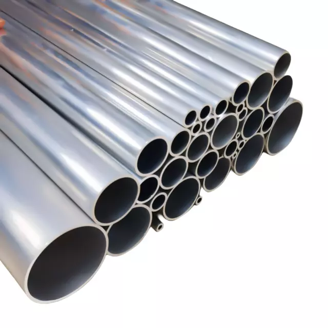 3Pcs Aluminum Tube 2mm Wall Thickness 6-7mm OD 300mm Length Hollow Rod AL6063