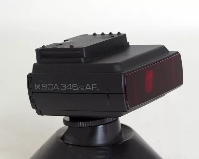 Metz Mecablitz SCA 346/2 M1 AF Nikon Adapter Shoe Mount Flash 35mm SLR film