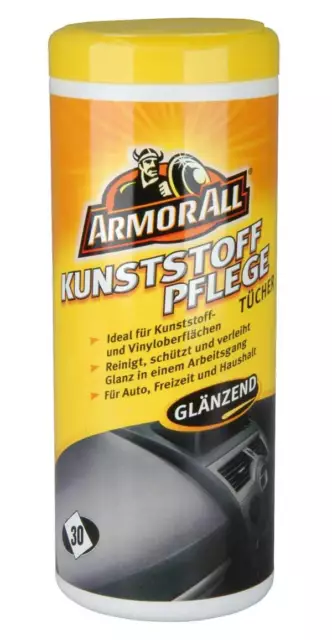 ARMOR ALL Kunststoffpflegetücher glänzend Dose Innenraumpflege 30 Stk in Dose