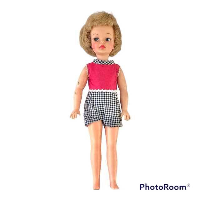 Vtg 1960s Ideal Pepper Doll Rare Carrot Top Hair Tammy's Sister Original Outfit