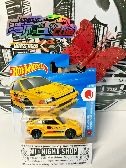 Hot Wheels Honda CR-X 1988 - 1/64 Série Speed Graphics - Neuf - Collection Miniature