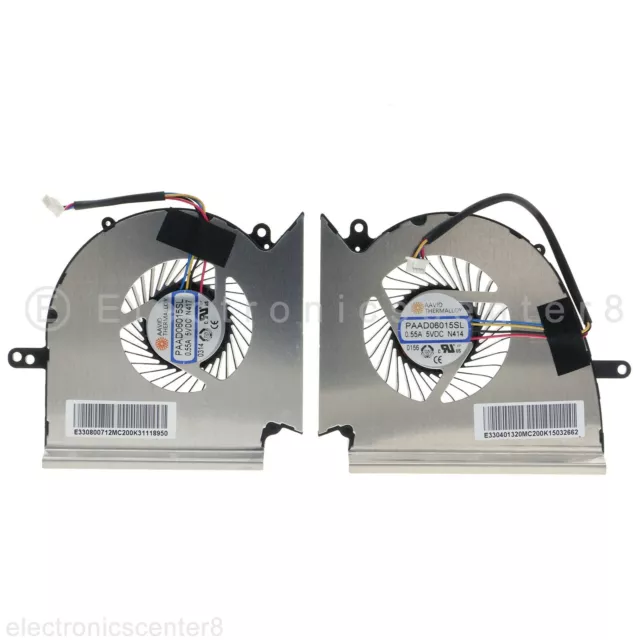 CPU+GPU Cooling Fan For MSI GE75 RAIDER MS-17E2 GL75 PAAD06015SL-N417 N414