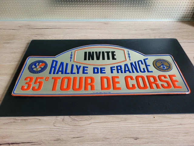 Plaque Métal Décorative Rallye Groupe B - Dimensions 30 X 20 Cm, Neuve