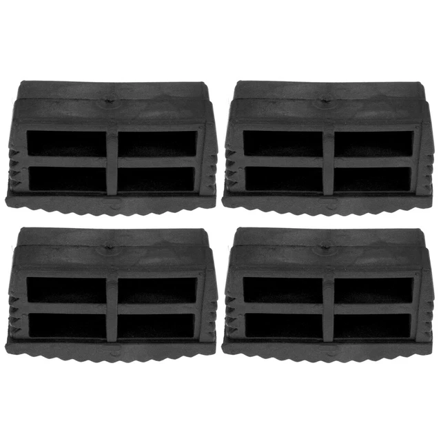 PROTEZIONI PAVIMENTO SEDIA piedi in gomma 4 pz nero rotondo EUR 16,68