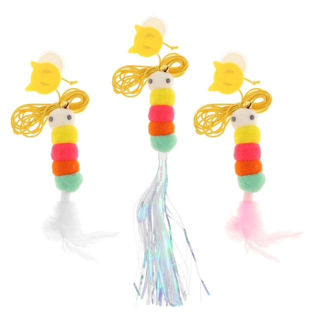 Jouet Teaser pour chat, porte suspendue, jouet en peluche pour chat, jeu de