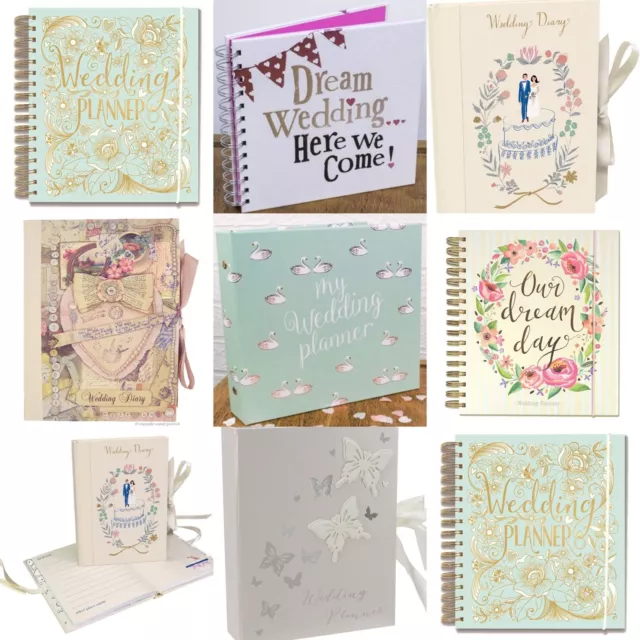 Wedding Planner Book / Diary / Bridal Organiser Engagement gift -14 to Choose