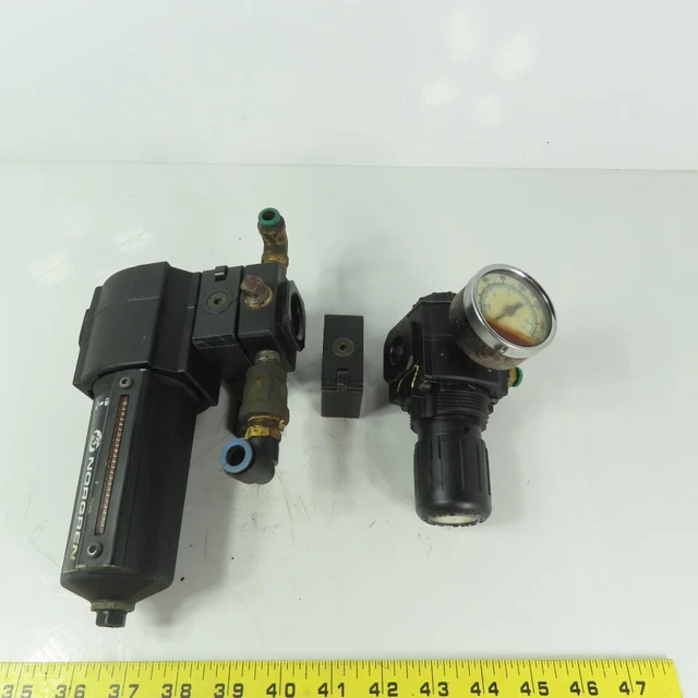Norgren 3/8"x1/4" NPT Compressed Filter Air Pressure Regulator