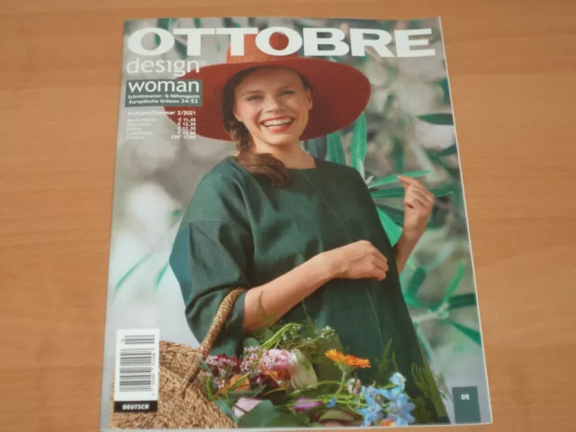 OTTOBRE design woman 34-52 + Schnittmuster Ausgabe Frühjahr/Sommer 2/2021