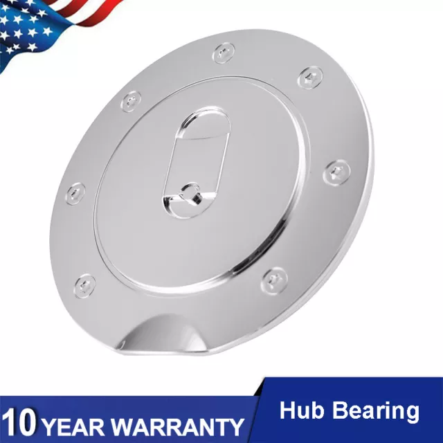 Chrome ABS Fuel Gas Door Cap Cover fits 1999-2010 Ford F-350/F-450 Super Duty