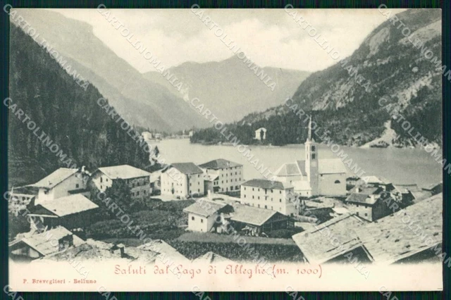 34472 CARTOLINA d'Epoca BELLUNO provincia - Lago di Alleghe