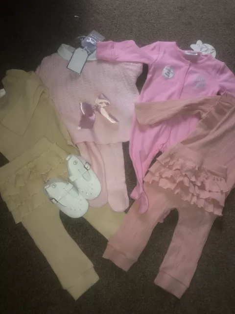 girls bundle clothes 3-6 months