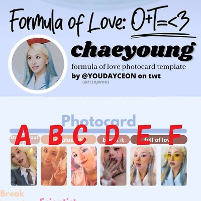 TWICE FORMULA OF Love: photocard chaeyoung $15.00 - PicClick