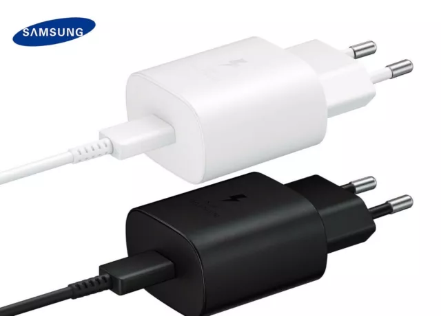 Para Samsung 25W Cargador rápido Cable USB-C Galaxy S23 S22 S21 A53 5G