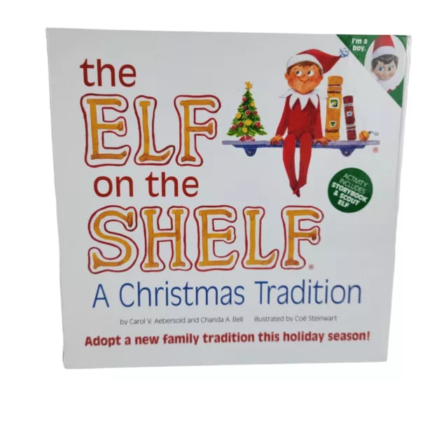 THE ELF ON The Shelf A Christmas Tradition Blue Eye Boy & Storybook Set ...