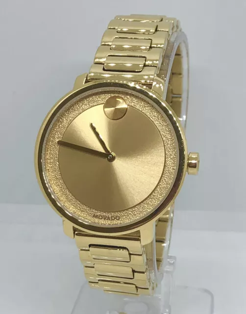Orologio da donna Movado Bold Sugar Tono oro tutto acciaio fatto in Svizzera 3600502